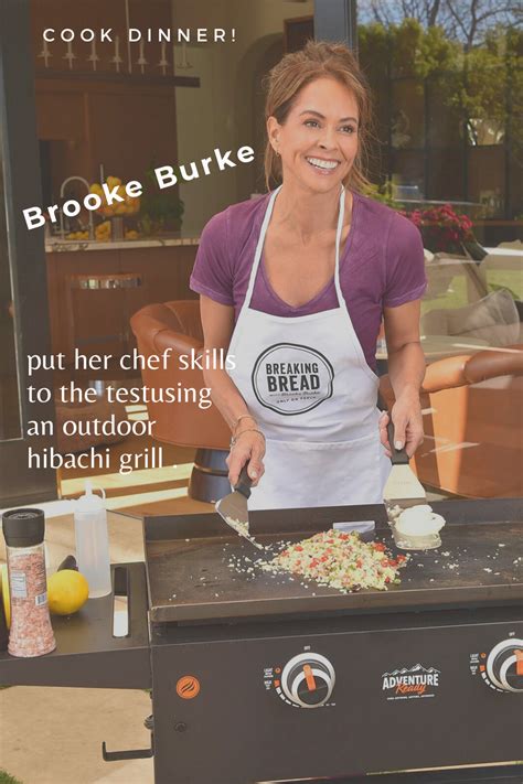 Brooke Burke Cook Dinner! | Cooking dinner, Cooking, Outdoor hibachi grill