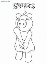 Printable Roblox Piggy Characters Coloring Pages sketch template