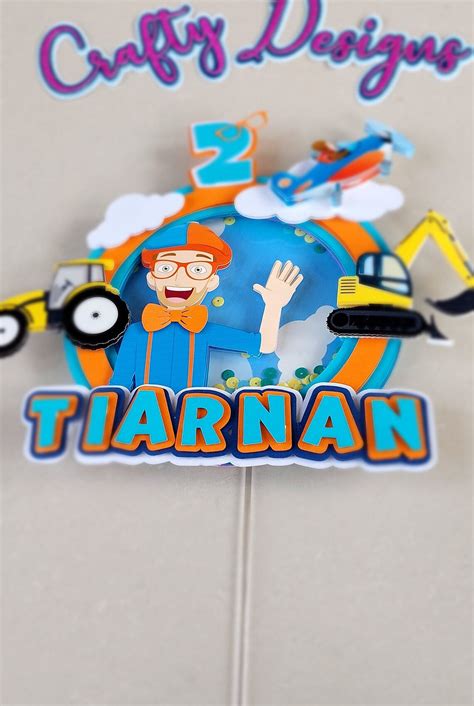 Blippi Cake Topper - Etsy