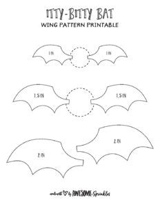 Free Printable Bat Wing Template - FREE PRINTABLE TEMPLATES