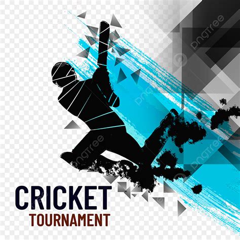 Cricket Tournament White Transparent, Brush Watercolor Cricket Tournament Creative, Brush ...