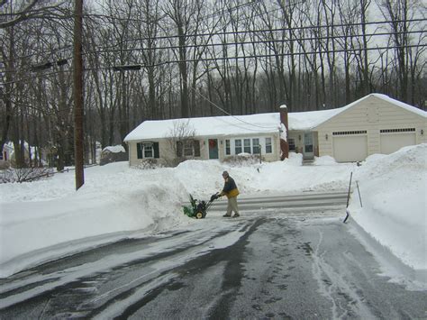 Dennis Blowing Snow, Holden MA, 2011 - mjoneill.com