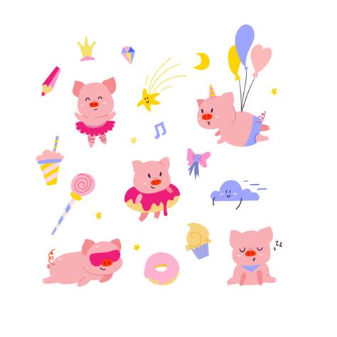 Pig Sleeping Drawing Illustrations, Royalty-Free Vector Graphics & Clip ...