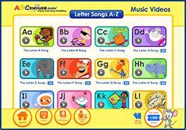 ABCmouse Letter Songs A&Z | Abc mouse, Online preschool, Online preschool curriculum