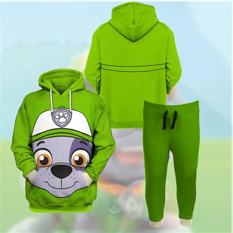 Paw Patrol Rockey 3D Hoodie, Paw Patrol Character Costume Hoodie, Paw ...