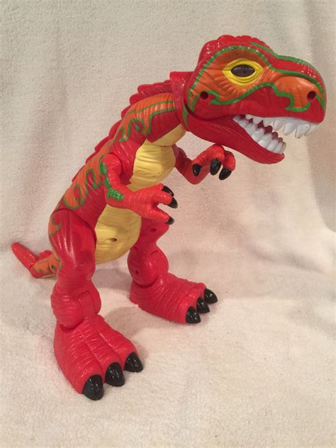 Fisher Price Imaginext electronic Mega T-rex orange dinosaur