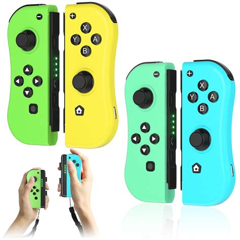 Bonadget 2 Pairs Joypad for Nintendo Switch Controller, Game Controller for Switch, Gamepad for ...