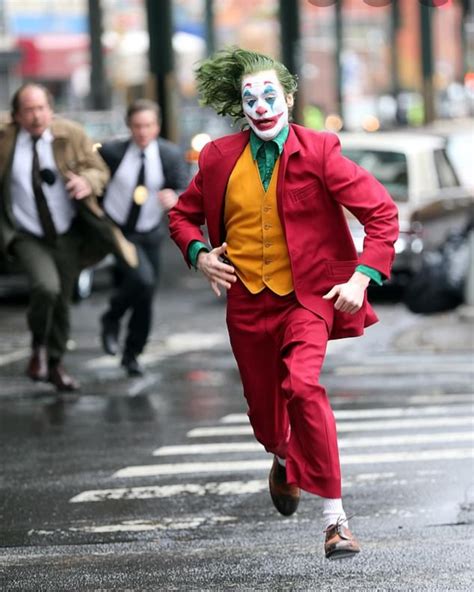 Joker running away from cops Blank Template - Imgflip