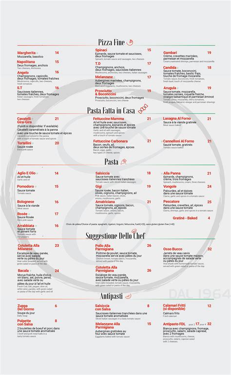 Elio's Menu on Behance