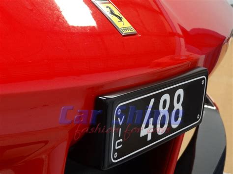 Ferrari 488 GTB SPIDER - NO DRILL LICENSE NUMBER PLATE MOUNT HOLDER