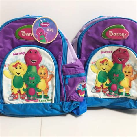 Barney & Friends backpack, Babies & Kids, Toys & Walkers on Carousell