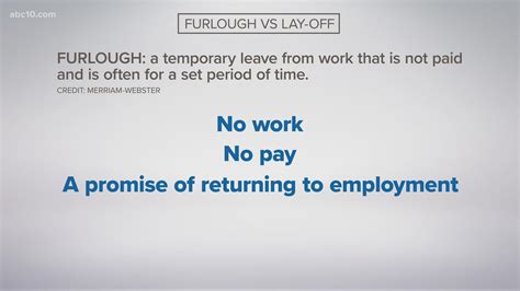 Furlough vs. Layoff, what's the difference? | abc10.com