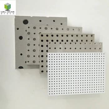 12mm Partition Drywall Plasterboard Perforated Acoustic Gypsum Board ...