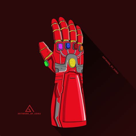 ArtStation - iron man infinity gauntlet