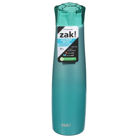 Zak Jewel Stainless Steel Water Bottle - Aquamarine - Shop Travel & to ...