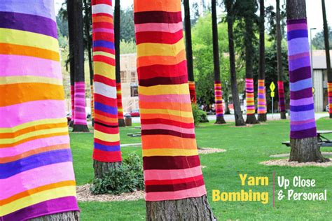 Yarn Bombing! - Modern Parents Messy Kids