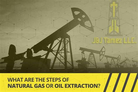 Steps for oil and natural gas extraction | J&J Tamez LLC