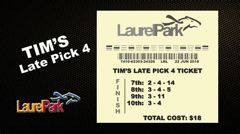 Laurel Park on Twitter: "Todays picks from the #LaurelPark crew!…