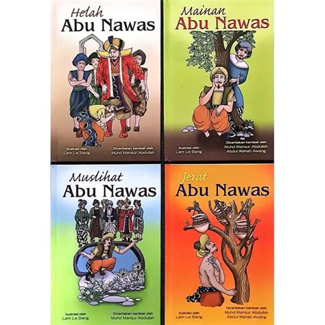 KISAH ABU NAWAS (4 BUKU) - 1SET | Lazada