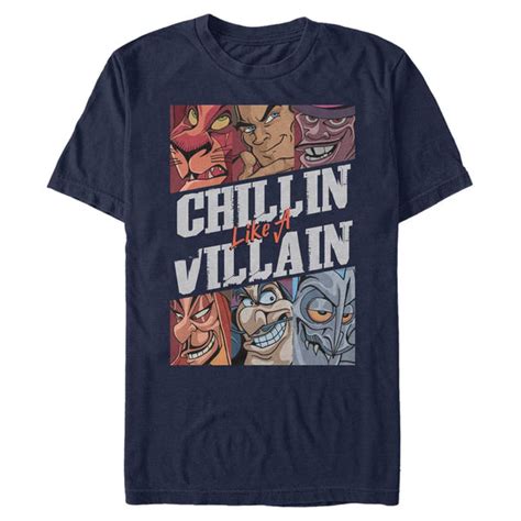 Disney Villains Villains Chills Men's T-Shirt - The Pink a la Mode