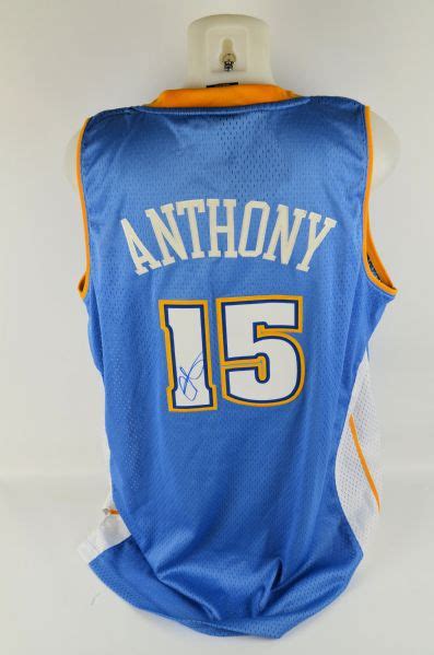 Lot Detail - Carmelo Anthony Autographed Denver Nuggets Jersey