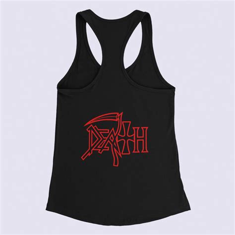 Death Tank Top, Death Band Logo Black Tank Top Shirt, Progressive Death ...