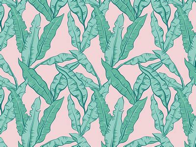 Banana Leaf Pattern designs, themes, templates and downloadable graphic elements on Dribbble