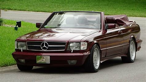 1985 MERCEDE BENZ 500SEC AMG STRAMAN CONVERSION CONVERTIBLE S CLASS ...