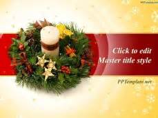 Free Christmas Wreath PPT Template