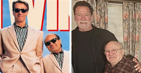 Danny DeVito Reunites With "Twins" Co-Star Arnold Schwarzenegger