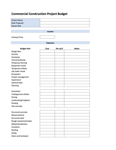 Excel Interior Design Project Budget Template - Infoupdate.org