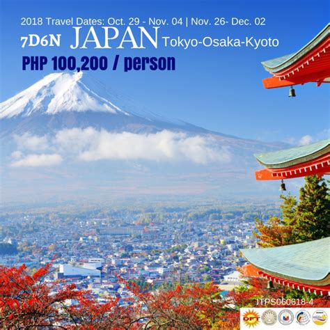 7D6N Japan Tour Package (Tokyo-Osaka-Kyoto), Tickets & Vouchers ...