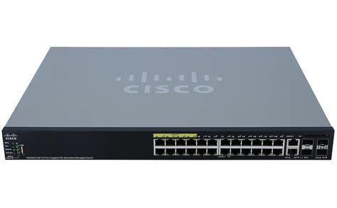 Cisco - SG550X-24P-K9-EU - SG550X-24P 24-port Gigabit PoE Stackable Switch - Switch - 1.000 Mbps ...