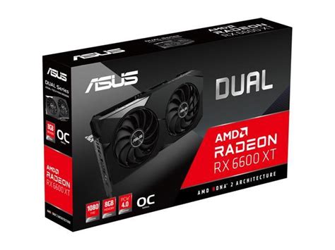 ASUS Dual Radeon RX 6600 XT Video Card DUAL-RX6600XT-O8G - Newegg.com