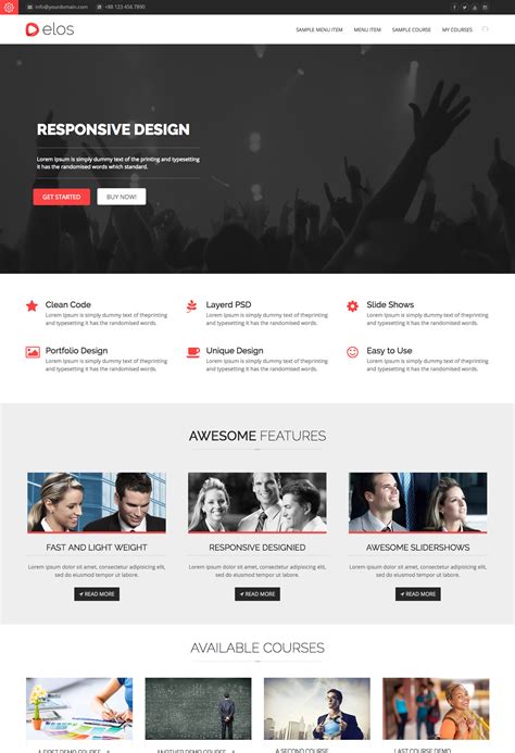 Moodle Template – cari