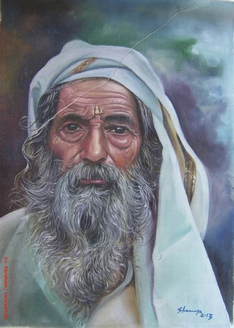 abraham Painting by Floryamo Urs | Saatchi Art