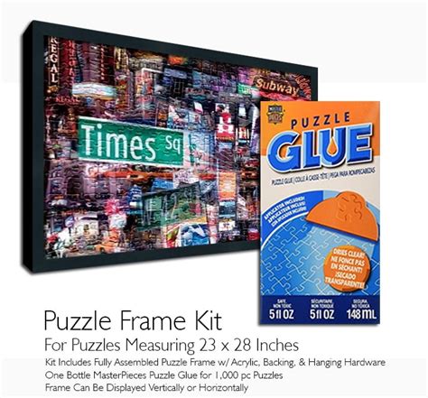 Jigsaw Puzzle Frame Kit - Featuring Masterpieces Puzzle Glue 5 fl OZ - Walmart.com - Walmart.com