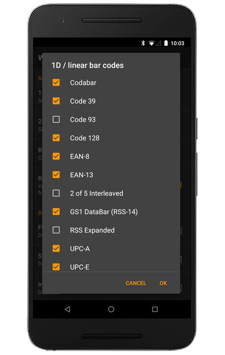 Wireless Barcode Scanner for Android - User Manual