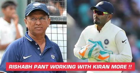 Rishabh Pant Working on His Wicket-keeping Skills With Kiran More