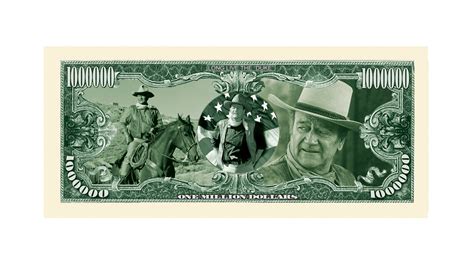 John Wayne the Duke Million Dollar Collectible Novelty Bill - Etsy