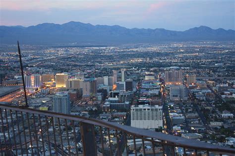 Downtown Las Vegas Strip from the Stratosphere | Some people… | Flickr