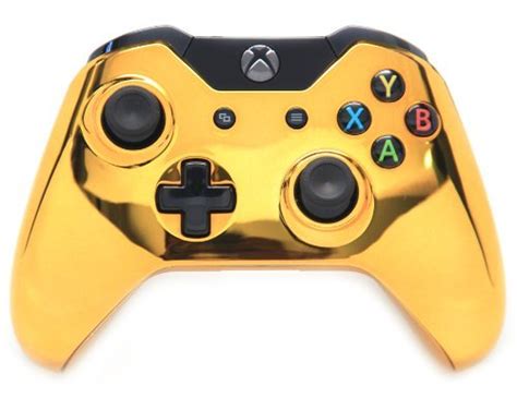 Buy Chrome Gold Xbox One Rapid Fire Custom Modded Controller 40 Mods for All Major Shooter Games ...