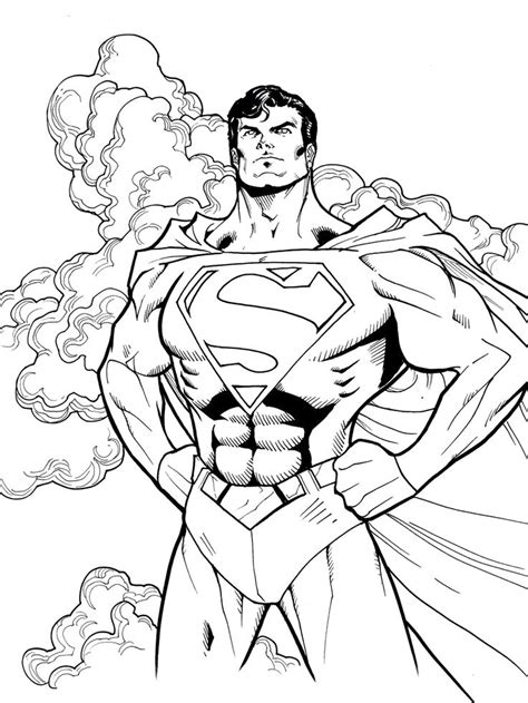 Superman Outline Drawing at GetDrawings | Free download