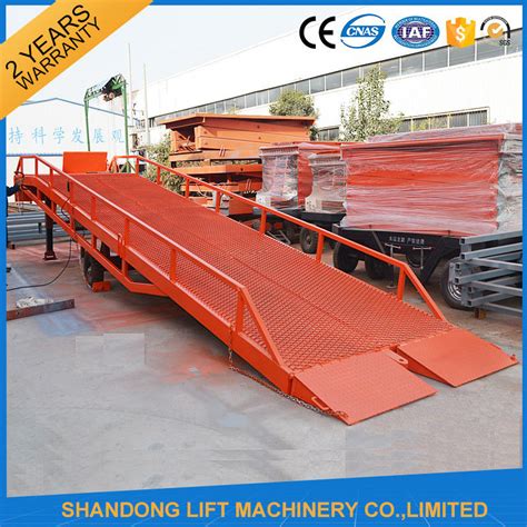 Heavy Duty Container Loading Ramps / Unloading Ramps with 6T 10T 15T Loading Capacity