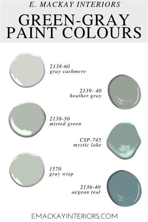 ️Benjamin Moore Green Grey Paint Colors Free Download| Gambr.co