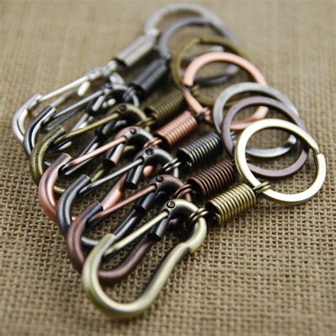 high quality carabiner keychain key holder retro waist hanging key ...