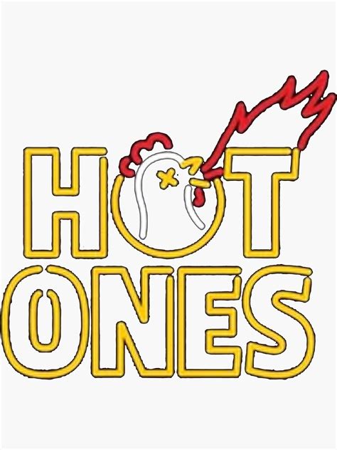 "Hot Ones logo" Sticker for Sale by MerchNow | Redbubble