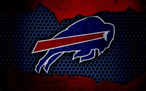 Download wallpapers Buffalo Bills, 4k, logo, NFL, american football ...