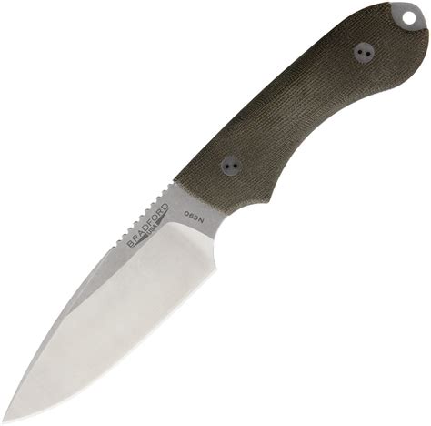 BRAD4FE102 Bradford Knives Guardian 4 Fixed Blade Knife Green