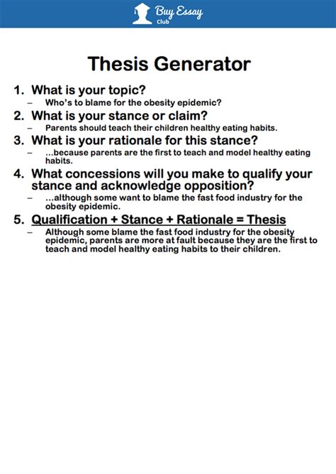 Learn How to Write a Thesis Statement That Adds Informative Value to Your Research Paper